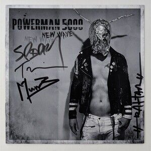 Powerman 5000 SIGNED New Wave CD With Full Band Autographed Booklet Spider